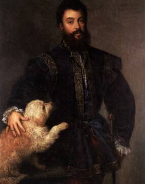 Federico Gonzaga, Duke of Mantua" by Tiziano Vecellio, 1529